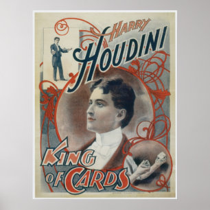 Houdini ~ヴィンテージ魔術師キング・オブ・カード ポスター