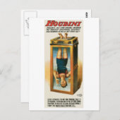 Houdini ~幻想的なヴィンテージ魔法/エスケープアート ポストカード (正面/裏面)