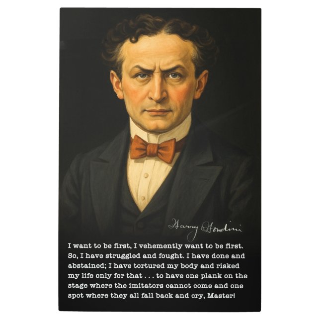 Houdini：最初の執着 メタルプリント (正面)