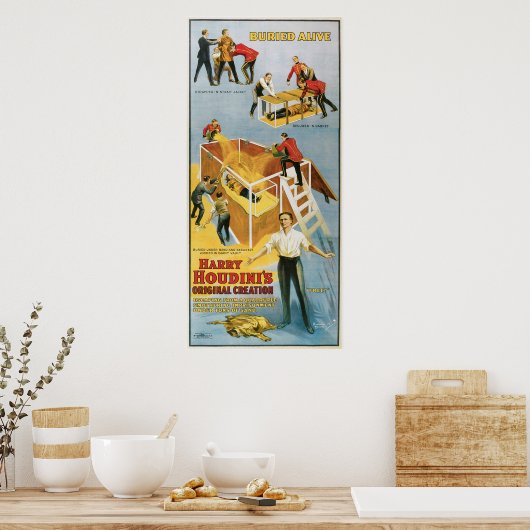 Houdini ～生き埋めヴィンテージ脱出アーティスト ポスター (キッチン)