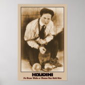 HOUDINI – 石の壁やチェーンが彼を保持できない ポスター (正面)