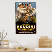 Houdini: The Grgy Game (1919)ヴィンテージはまだ ポスター (キッチン)