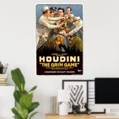 Houdini: The Grgy Game (1919)ヴィンテージはまだ ポスター (ホームオフィス)