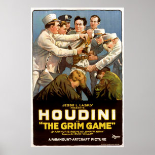 Houdini: The Grgy Game (1919)ヴィンテージはまだ ポスター