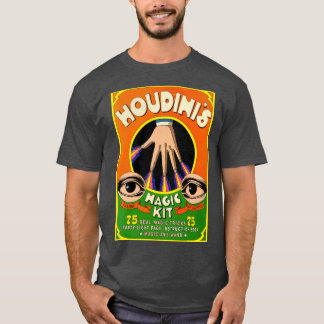 Houdinis魔法キット70sレトロブック Tシャツ