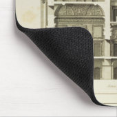 Houghtonホール: ホールおよびサロンの横断面 マウスパッド (コーナー)