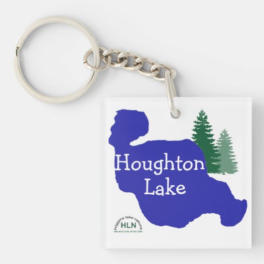 Houghton湖、ミシガン州 キーホルダー (正面)