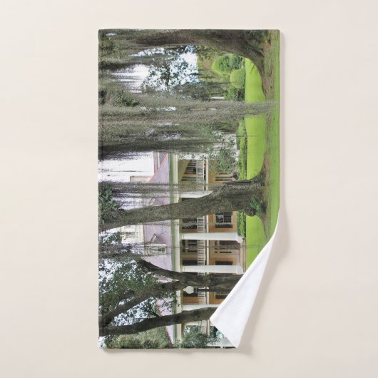 Houmasの家のルイジアナの南プランテーション バスタオルセット (ハンドタオル)