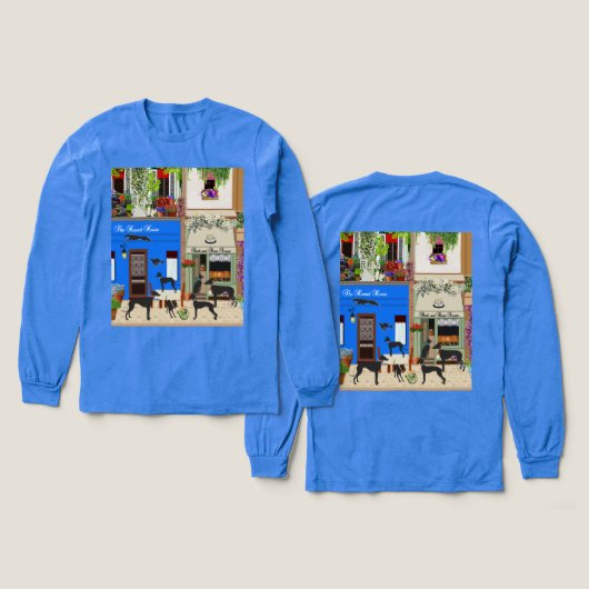 Hound Day Out V2 トライブレンドＴシャツ (デザイン 正面＆背面)