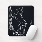 Hound Dog Mousepad Hunting Dog Art Gifts & Decor マウスパッド (マウス)
