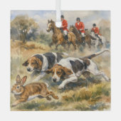 Hounds & Hare  ガラスオーナメント (正面)