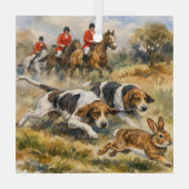 Hounds & Hare  ガラスオーナメント (裏面)
