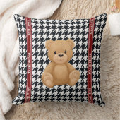 Houndstooth Bear Home, クッション (ブランケット)