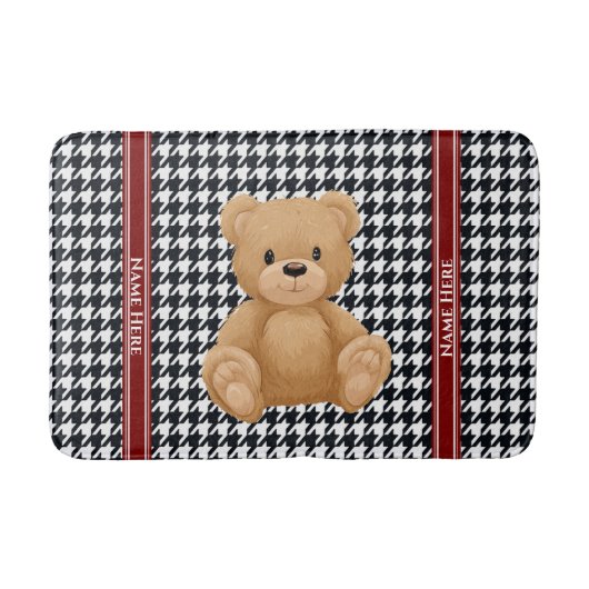 Houndstooth Bear Home, バスマット (正面)