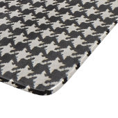 Houndstooth Black White Pattern カッティングボード (角)