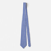 Houndstooth Classic Blue ネクタイ (正面)