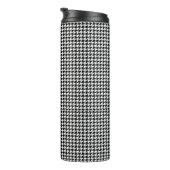 houndstooth pattern black and white タンブラー (回転右)