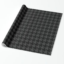houndstooth Pied de Poule Blackチャコールグレー
