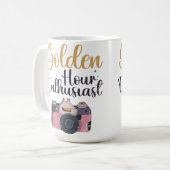 Hour Enthusiast - フォトグラファー 楽しい 写真 コーヒーマグカップ (正面左)