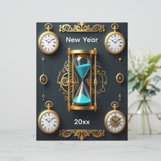 Hourglass and Watches Scrapbook Paper (スタンド正面)