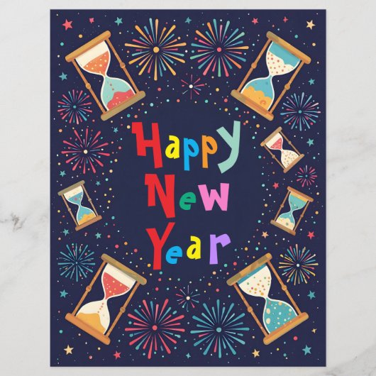 Hourglasses Scrapbook Paper (正面)