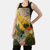 HouseとPlougueVincent vanゴッホの風景 エプロン (インサイチュ)