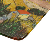 HouseとPlougueVincent vanゴッホの風景 カッティングボード (角)