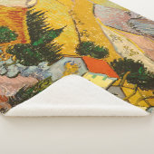 HouseとPlougueVincent vanゴッホの風景 シェルパブランケット (3/4)