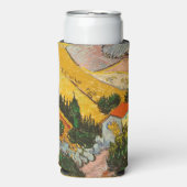 HouseとPlougueVincent vanゴッホの風景 スリム缶クーラー (Seltzer正面)