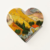 HouseとPlougueVincent vanゴッホの風景 ノートブック (裏面)