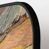 HouseとPlougueVincent vanゴッホの風景 ピックルボールラケット (左詳細)