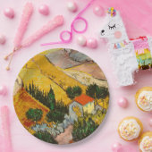 HouseとPlougueVincent vanゴッホの風景 ペーパープレート (パーティー)