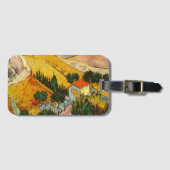 HouseとPlougueVincent vanゴッホの風景 ラゲッジタグ (正面横)