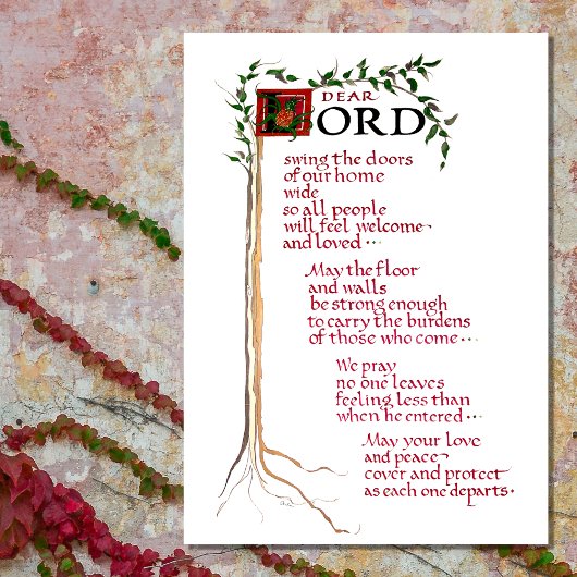 HOUSE'賛美WELCOME STRONG LOVE PEACE キャンバスプリント