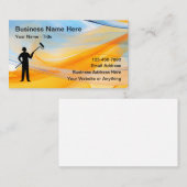 House ユニーク Painter New Business Card 名刺 (正面/裏面)