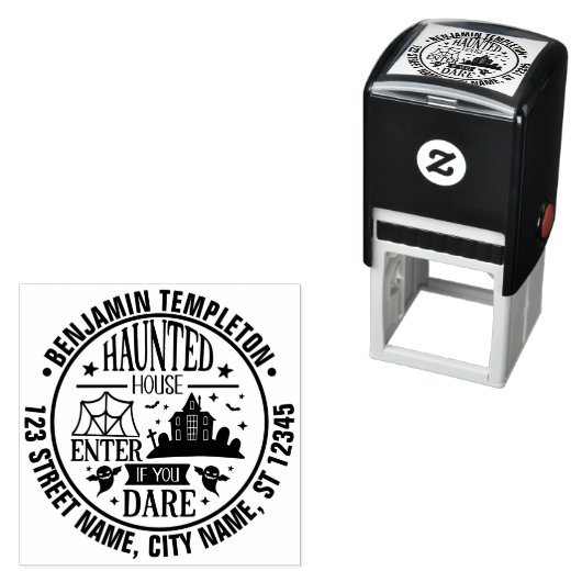 House 幽霊のよく出る Spider Webs幽霊名アドレス セルフインキングスタンプ (インサイチュ)
