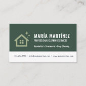 House and Office Cleaning 名刺 (正面)