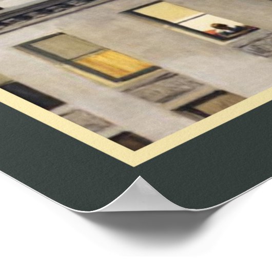 "House at Dusk" 1935 by Edward Hopper ポスター (角)