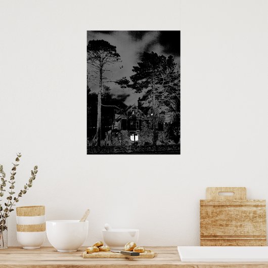 House at Night ポスター (キッチン)