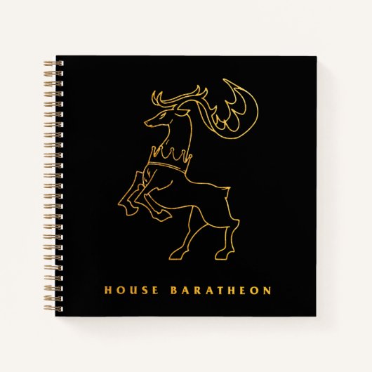 House Baratheon Icon ノートブック (正面)
