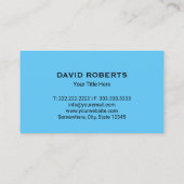 House & BreezeロゴChimney & Dryer Vent Cleaning 名刺 (裏面)