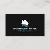 House & BreezeロゴChimney & Dryer Vent Cleaning 名刺 (正面)