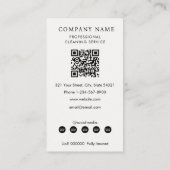 House Cleaner Cleaning Services Professional  名刺 (裏面)