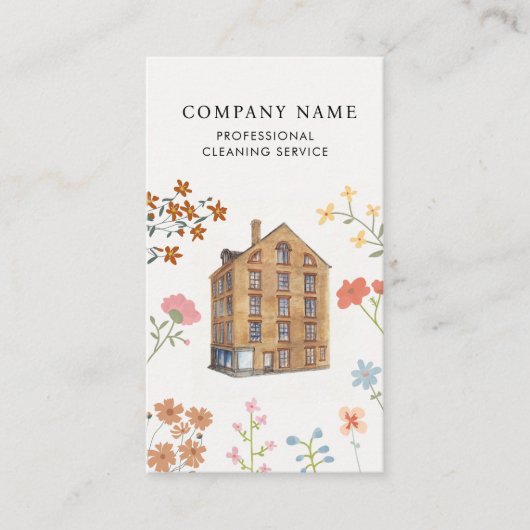 House Cleaner Cleaning Services Professional  名刺 (正面)