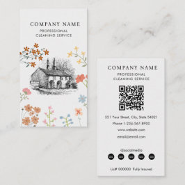 House Cleaner Cleaning Services Professional  名刺