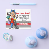 House Cleaningプロモーション4x5カード チラシ (シングル)