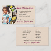 House Cleaning Business Cards 名刺 (正面/裏面)