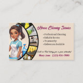 House Cleaning Business Cards 名刺 (正面)