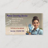 House Cleaning Business Cards 名刺 (正面)