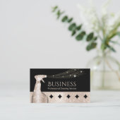 House Cleaning Geometric金ゴールドサークルのメイド 名刺 (スタンド正面)